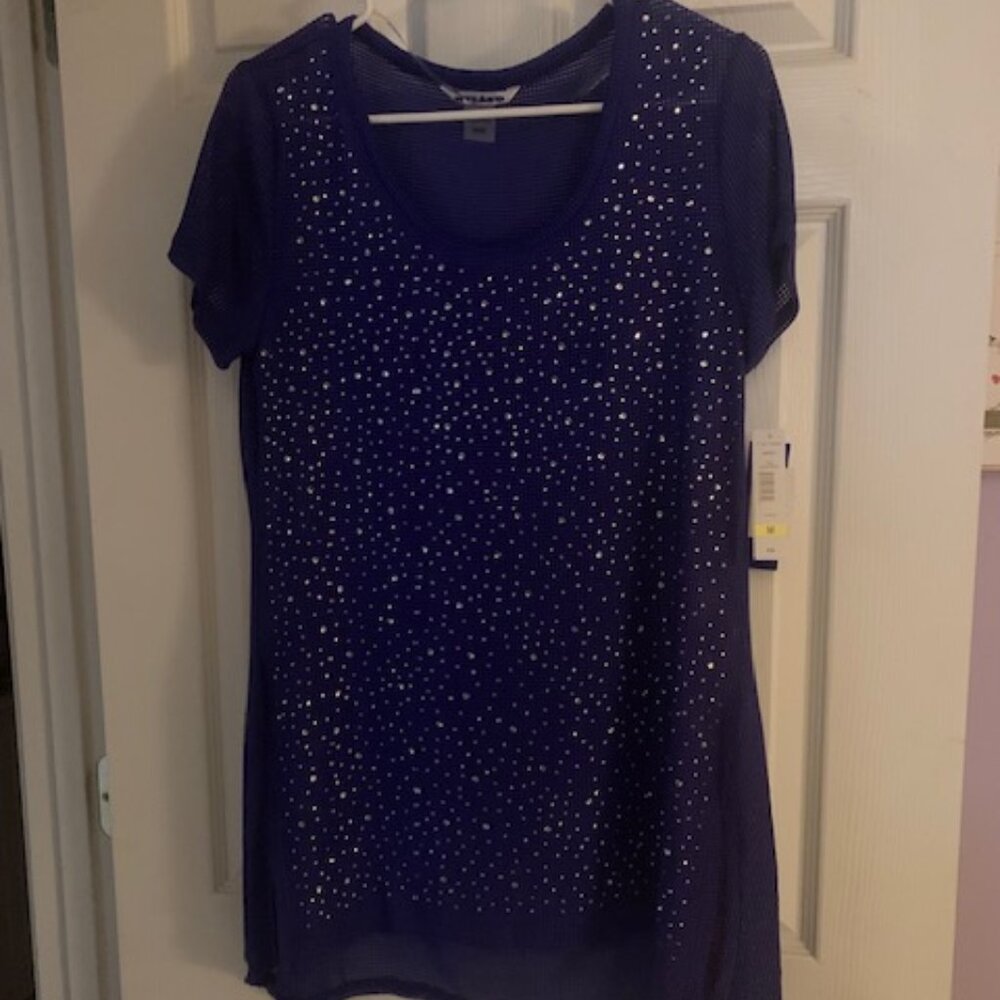 NWT - Women's Peter Nygard Blue Top!